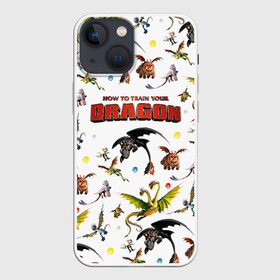 Чехол для iPhone 13 mini с принтом Как приручить дракона в Екатеринбурге,  |  | dragon | беззубик | викинги | дракон | мульт | мультфильм | фэнтези