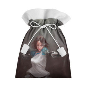 Подарочный 3D мешок с принтом Alita: Battle Angel в Екатеринбурге, 100% полиэстер | Размер: 29*39 см | alita | angel | anime | battle | cyberpunk | cyborg | future | gally | gunnm | hyper | manga | vision | аниме | будущее | гали | киберпанк | киборг | манга