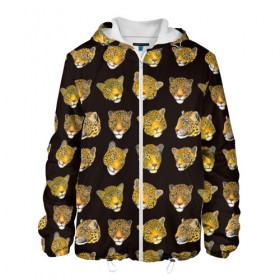 Мужская куртка 3D с принтом Леопарды в Екатеринбурге, ткань верха — 100% полиэстер, подклад — флис | прямой крой, подол и капюшон оформлены резинкой с фиксаторами, два кармана без застежек по бокам, один большой потайной карман на груди. Карман на груди застегивается на липучку | Тематика изображения на принте: animal | big | cat | cats | leopard | nature | pattern | predator | wild | дикий | животное | кошка | кошки | леопард | леопарды | паттерн | природа | узор | хищник | хищники
