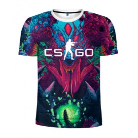 Мужская футболка 3D спортивная с принтом CS-GO Hyper Beast в Екатеринбурге, 100% полиэстер с улучшенными характеристиками | приталенный силуэт, круглая горловина, широкие плечи, сужается к линии бедра | 2019 | computer game | counter strike | cs | cs go | csgo | dota | dota2 | game | howl | hyperbeast | warning | автомат | вой | го | игрок | компьютерная игра | контр страйк | контра | кс | оружие | турнир