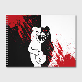 Альбом для рисования с принтом MONOKUMA в Екатеринбурге, 100% бумага
 | матовая бумага, плотность 200 мг. | Тематика изображения на принте: ahegao | anime | bear | blood | danganronpa | derector | despair | girls | happy | havoc | manga | monokuma | panda | red | robot | trigger | ultra | аниме | ахегао | директор | кровь | манга | медведь | монокума | панда | робот