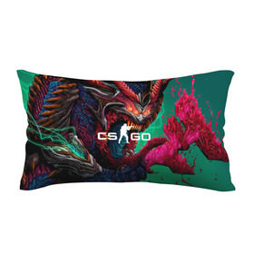 Подушка 3D антистресс с принтом CS GO hyper beast skin в Екатеринбурге, наволочка — 100% полиэстер, наполнитель — вспененный полистирол | состоит из подушки и наволочки на молнии | beast | counterstike | csgo | hyper | hyperbeast | m4a1s | steam | винтовка | контра | кс | ксго | шмотки