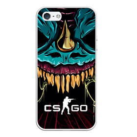 Чехол для iPhone 5/5S матовый с принтом CS GO hyper beast skin в Екатеринбурге, Силикон | Область печати: задняя сторона чехла, без боковых панелей | beast | counterstike | csgo | hyper | hyperbeast | m4a1s | steam | винтовка | контра | кс | ксго | шмотки