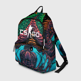 Рюкзак 3D с принтом CS GO hyper beast skin в Екатеринбурге, 100% полиэстер | лямки с регулируемой длиной, сверху петелька, чтобы рюкзак можно было повесить на вешалку. Основное отделение закрывается на молнию, как и внешний карман. Внутри два дополнительных кармана, один из которых закрывается на молнию. По бокам два дополнительных кармашка | beast | counterstike | csgo | hyper | hyperbeast | m4a1s | steam | винтовка | контра | кс | ксго | шмотки