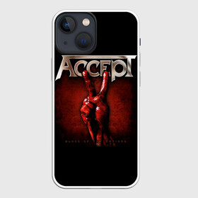 Чехол для iPhone 13 mini с принтом Accept в Екатеринбурге,  |  | accept | heavy metal | power metal | группы | метал | музыка | пауэр метал | рок | хэви метал