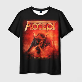 Мужская футболка 3D с принтом Accept в Екатеринбурге, 100% полиэфир | прямой крой, круглый вырез горловины, длина до линии бедер | accept | heavy metal | power metal | группы | метал | музыка | пауэр метал | рок | хэви метал