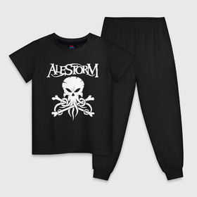 Детская пижама хлопок с принтом Alestorm в Екатеринбурге, 100% хлопок |  брюки и футболка прямого кроя, без карманов, на брюках мягкая резинка на поясе и по низу штанин
 | alestorm | metal | группы | метал | музыка | пауэр метал | рок | фолк метал | хэви метал