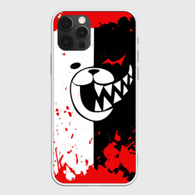 Чехол для iPhone 12 Pro с принтом MONOKUMA Blood в Екатеринбурге, силикон | область печати: задняя сторона чехла, без боковых панелей | ahegao | anime | bear | blood | danganronpa | derector | despair | girls | happy | havoc | manga | monokuma | panda | red | robot | trigger | ultra | аниме | ахегао | директор | кровь | манга | медведь | монокума | панда | робот