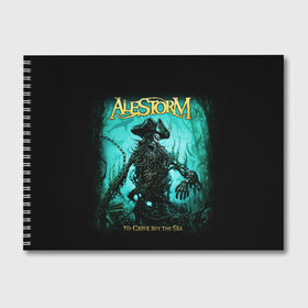 Альбом для рисования с принтом Alestorm в Екатеринбурге, 100% бумага
 | матовая бумага, плотность 200 мг. | Тематика изображения на принте: alestorm | metal | группы | метал | музыка | пауэр метал | рок | фолк метал | хэви метал