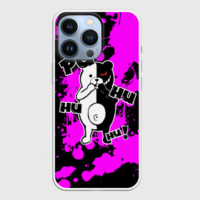 Чехол для iPhone 13 Pro с принтом MONOKUMA Puhuhuhu в Екатеринбурге,  |  | ahegao | anime | bear | blood | danganronpa | derector | despair | girls | happy | havoc | manga | monokuma | panda | red | robot | trigger | ultra | аниме | ахегао | директор | кровь | манга | медведь | монокума | панда | робот