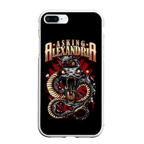 Чехол для iPhone 7Plus/8 Plus матовый с принтом Asking Alexandria в Екатеринбурге, Силикон | Область печати: задняя сторона чехла, без боковых панелей | asking alexandria | аскинг александриа | группы | метал | музыка | рок | хэви метал | электроникор