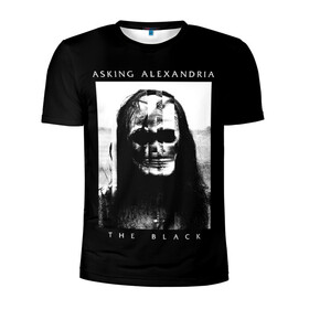 Мужская футболка 3D спортивная с принтом Asking Alexandria в Екатеринбурге, 100% полиэстер с улучшенными характеристиками | приталенный силуэт, круглая горловина, широкие плечи, сужается к линии бедра | asking alexandria | аскинг александриа | группы | метал | музыка | рок | хэви метал | электроникор