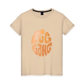 Женская футболка хлопок с принтом Инстаграм яйцо в Екатеринбурге, 100% хлопок | прямой крой, круглый вырез горловины, длина до линии бедер, слегка спущенное плечо | 