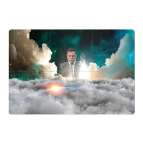 Магнитный плакат 3Х2 с принтом Elon Musk Thinker (Илон Маск) в Екатеринбурге, Полимерный материал с магнитным слоем | 6 деталей размером 9*9 см | Тематика изображения на принте: elon musk | space | space x | tesla | дым | илон маск | инопланетяне | космос | личность | мыслитель | облака | планета | ракета | спейс | тесла | философ | шаттл