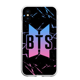 Чехол для iPhone XS Max матовый с принтом BTS LOVE YOURSELF в Екатеринбурге, Силикон | Область печати: задняя сторона чехла, без боковых панелей | bangtan boys | bt21 | bts | bts army | bts stickers | j hope | jimin | jin | jungkook | k pop | rap monster | rapmon | suga | v | бтс | корея | стикеры bts