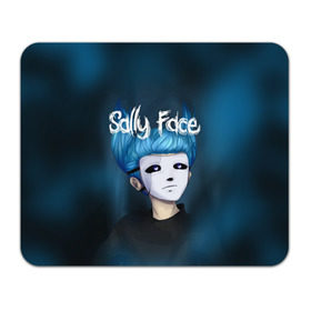 Коврик прямоугольный с принтом SALLY FACE в Екатеринбурге, натуральный каучук | размер 230 х 185 мм; запечатка лицевой стороны | blue | face | fisher | game | games | gizmo | hair | larry | mask | sally | волосы | гизмо | голубые | игра | игры | ларри | маска | протез | сали | салли | синие | синий | триллер | ужасы | фейс | фишер | фэйс | хоррор
