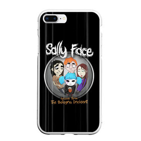 Чехол для iPhone 7Plus/8 Plus матовый с принтом Sally Face Episode Three в Екатеринбурге, Силикон | Область печати: задняя сторона чехла, без боковых панелей | blue | face | fisher | game | games | gizmo | hair | larry | mask | sally | волосы | гизмо | голубые | игра | игры | ларри | маска | протез | сали | салли | синие | синий | триллер | ужасы | фейс | фишер | фэйс | хоррор