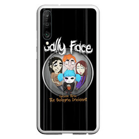 Чехол для Honor P30 с принтом Sally Face Episode Three в Екатеринбурге, Силикон | Область печати: задняя сторона чехла, без боковых панелей | blue | face | fisher | game | games | gizmo | hair | larry | mask | sally | волосы | гизмо | голубые | игра | игры | ларри | маска | протез | сали | салли | синие | синий | триллер | ужасы | фейс | фишер | фэйс | хоррор