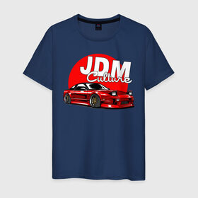 Мужская футболка хлопок с принтом JDM Culture в Екатеринбурге, 100% хлопок | прямой крой, круглый вырез горловины, длина до линии бедер, слегка спущенное плечо. | japan | jdm | nissan | авто | машины | ниссан | япония