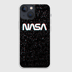 Чехол для iPhone 13 mini с принтом NASA GLITCH SPACE | НАСА ГЛИТЧ КОСМОС в Екатеринбурге,  |  | galaxy | nasa | space | space company | star | астрономия | галактика | звезды | космическая компания | космос | наса