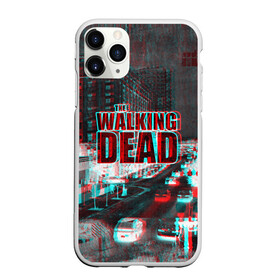 Чехол для iPhone 11 Pro Max матовый с принтом the walking dead glitch в Екатеринбурге, Силикон |  | Тематика изображения на принте: glitch | the walking dead | апокалипсис | глитч | зомби | помехи | ходячие мертвецы