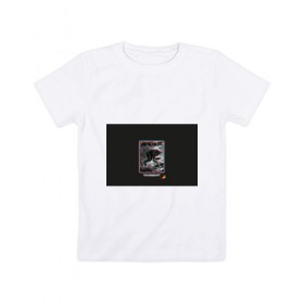 Детская футболка хлопок с принтом Bandersnatch в Екатеринбурге, 100% хлопок | круглый вырез горловины, полуприлегающий силуэт, длина до линии бедер | bandersnatch | black mirror | glitch | netflix | tuckersoft | бандерснейч | брандашмыг | глитч | нетфликс | помехи | такерсофт | черное зеркало