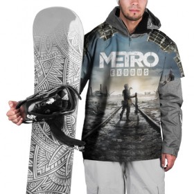 Накидка на куртку 3D с принтом Metro в Екатеринбурге, 100% полиэстер |  | Тематика изображения на принте: exodus | metro | stalker | артем | исход | метро | сталкер | эксодус