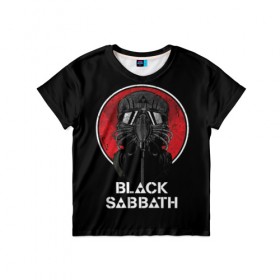 Детская футболка 3D с принтом Black Sabbath в Екатеринбурге, 100% гипоаллергенный полиэфир | прямой крой, круглый вырез горловины, длина до линии бедер, чуть спущенное плечо, ткань немного тянется | black sabbath | hard rock | heavy metal | блэк сабат | группы | метал | музыка | оззи осборн | рок | хард рок | хэви метал