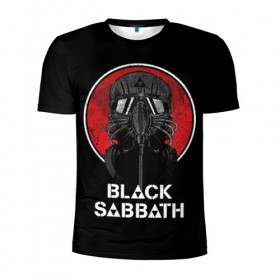 Мужская футболка 3D спортивная с принтом Black Sabbath в Екатеринбурге, 100% полиэстер с улучшенными характеристиками | приталенный силуэт, круглая горловина, широкие плечи, сужается к линии бедра | Тематика изображения на принте: black sabbath | hard rock | heavy metal | блэк сабат | группы | метал | музыка | оззи осборн | рок | хард рок | хэви метал