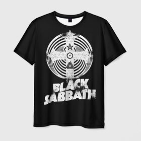 Мужская футболка 3D с принтом Black Sabbath в Екатеринбурге, 100% полиэфир | прямой крой, круглый вырез горловины, длина до линии бедер | Тематика изображения на принте: black sabbath | hard rock | heavy metal | блэк сабат | группы | метал | музыка | оззи осборн | рок | хард рок | хэви метал