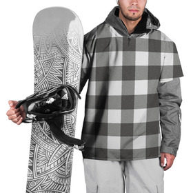 Накидка на куртку 3D с принтом Чёрно-белая клетка велюр в Екатеринбурге, 100% полиэстер |  | ворс | вязанный | драп | квадрат | кубики | мягкий | сетка | тёплый | шерсть