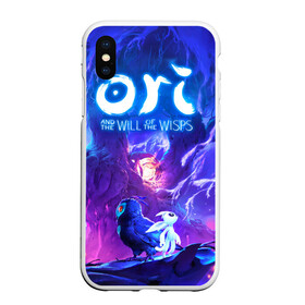 Чехол для iPhone XS Max матовый с принтом Ori - And The Will Of The Wisp в Екатеринбурге, Силикон | Область печати: задняя сторона чехла, без боковых панелей | game | indie | ori | игра | инди | квест | платформер