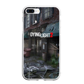 Чехол для iPhone 7Plus/8 Plus матовый с принтом DyingLight2 в Екатеринбурге, Силикон | Область печати: задняя сторона чехла, без боковых панелей | baggie | dying light | game | good night good luck | survival horror | techland | the following | zombie | багги | зараженные | зомби | игры