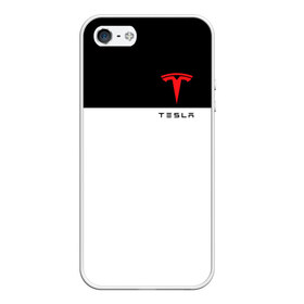 Чехол для iPhone 5/5S матовый с принтом TESLA в Екатеринбурге, Силикон | Область печати: задняя сторона чехла, без боковых панелей | car | elon | motors | musk | tesla | авто | автомобиль | илон | кар | лого | маск | машина | моторс | тесла | тэсла