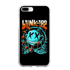 Чехол для iPhone 7Plus/8 Plus матовый с принтом Blink 182 в Екатеринбурге, Силикон | Область печати: задняя сторона чехла, без боковых панелей | punk | группы | кролик | музыка | панк