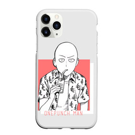 Чехол для iPhone 11 Pro матовый с принтом Saitama (One-Punch Man) Ванпач в Екатеринбурге, Силикон |  | Тематика изображения на принте: ванпач | ванпачнем | оппаи