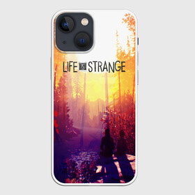 Чехол для iPhone 13 mini с принтом Life is Strange в Екатеринбурге,  |  | caulfield | chloe price | game | kate marsh | life | life is strange | life is strange: before the storm | max | strange | две луны | игры | кейт марш | колфилд | макс | подростки | студенты