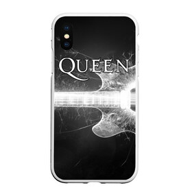 Чехол для iPhone XS Max матовый с принтом Queen в Екатеринбурге, Силикон | Область печати: задняя сторона чехла, без боковых панелей | queen | брайан мэи | британская | группа | джон дикон | королева | роджер тейлор | рок | фредди меркьюри