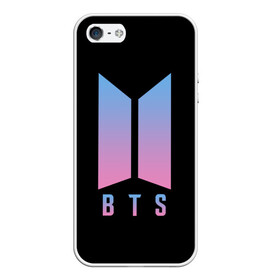 Чехол для iPhone 5/5S матовый с принтом BTS LOVE YOURSELF БТС в Екатеринбурге, Силикон | Область печати: задняя сторона чехла, без боковых панелей | bangtan boys | bt21 | bts | bts army | bts stickers | j hope | jimin | jin | jungkook | k pop | rap monster | rapmon | suga | v | бтс | корея | стикеры bts