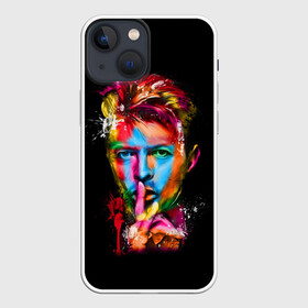 Чехол для iPhone 13 mini с принтом Дэвид Боуи в Екатеринбурге,  |  | bowie | david bowie | david robert jones | ziggy stardust | боуи | дэвид боуи | музыка | рок