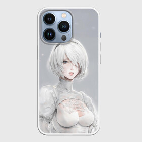 Чехол для iPhone 13 Pro с принтом YoRHa в Екатеринбурге,  |  | 2b | 9s | automata | game | nier | yorha | игра | ниа | нир | отомата