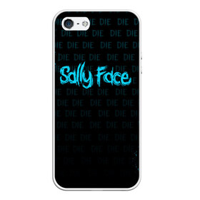 Чехол для iPhone 5/5S матовый с принтом SALLY FACE в Екатеринбурге, Силикон | Область печати: задняя сторона чехла, без боковых панелей | death | die | face | game | horror | sally | sally face | игра | мальчик с протезом | салли | салли фейс | ужасы