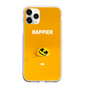 Чехол для iPhone 11 Pro матовый с принтом Marshmello Happier в Екатеринбурге, Силикон |  | christopher | comstock | dj | dotcom | friends | marshmallow | marshmello | usa | диджей | друзья | комсток | крис | маршмэллоу | продюсер | сша