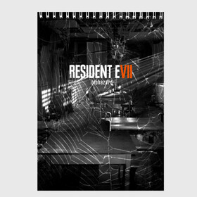 Скетчбук с принтом RESIDENT EVIL 7 в Екатеринбурге, 100% бумага
 | 48 листов, плотность листов — 100 г/м2, плотность картонной обложки — 250 г/м2. Листы скреплены сверху удобной пружинной спиралью | biohazard | biohazard 7 | crocodile | fang | game | hand | monster | new umbrella | resident evil | resident evil 7 | umbrella | umbrella corp | umbrella corporation | zombie