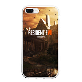 Чехол для iPhone 7Plus/8 Plus матовый с принтом RESIDENT EVIL 7 в Екатеринбурге, Силикон | Область печати: задняя сторона чехла, без боковых панелей | biohazard | biohazard 7 | crocodile | fang | game | hand | monster | new umbrella | resident evil | resident evil 7 | umbrella | umbrella corp | umbrella corporation | zombie