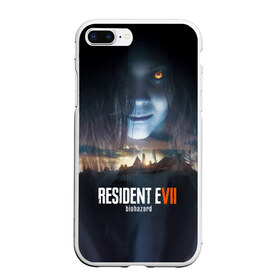 Чехол для iPhone 7Plus/8 Plus матовый с принтом Resident Evil 7 в Екатеринбурге, Силикон | Область печати: задняя сторона чехла, без боковых панелей | biohazard | biohazard 7 | crocodile | fang | game | hand | monster | new umbrella | resident evil | resident evil 7 | umbrella | umbrella corp | umbrella corporation | zombie