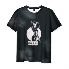 Мужская футболка 3D с принтом Alita: Battle Angel в Екатеринбурге, 100% полиэфир | прямой крой, круглый вырез горловины, длина до линии бедер | alita | alita: battle angel | angel | battle | gunnm | алита | боевой ангел | гали | города свалки металлолома | гунм | гуннм | дайсукэ идо | девушка | киборг | сны оружия | хаос