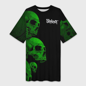 Платье-футболка 3D с принтом Slipknot в Екатеринбурге,  |  | slipknot | грув | группа | джои джордисон | кори тейлор | метал | мик томсон | ню | петля | рок | слипкнот | удавка