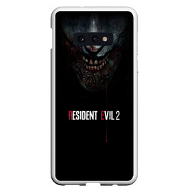 Чехол для Samsung S10E с принтом Resident Evil 2 в Екатеринбурге, Силикон | Область печати: задняя сторона чехла, без боковых панелей | biohazard | biohazard 7 | crocodile | fang | game | hand | monster | new umbrella | resident evil | resident evil 7 | umbrella | umbrella corp | umbrella corporation | zombie