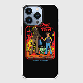 Чехол для iPhone 13 Pro с принтом Devil Deal в Екатеринбурге,  |  | 80 е | 80s | 90 е | 90s | oldschool | retro | retrowave | stranger thing | vintage | винтаж | олдскул | ретро | ретровейв | странные дела